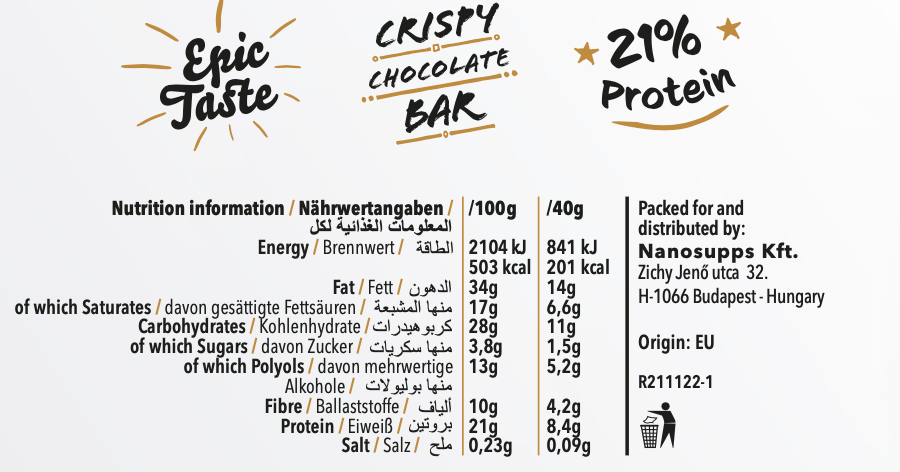 Nano Protein Wafer - 40g