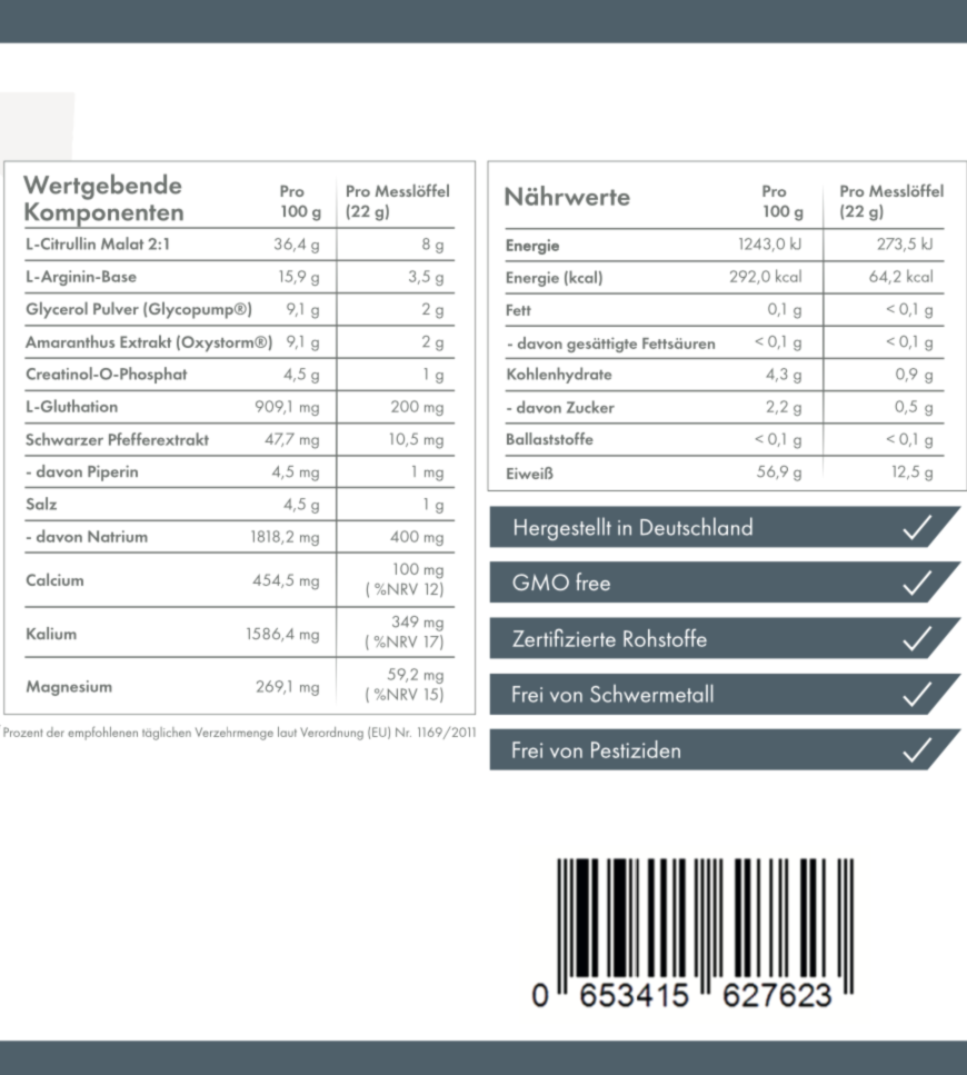Zyklon Pump Booster Sample - ZNT Nutrition