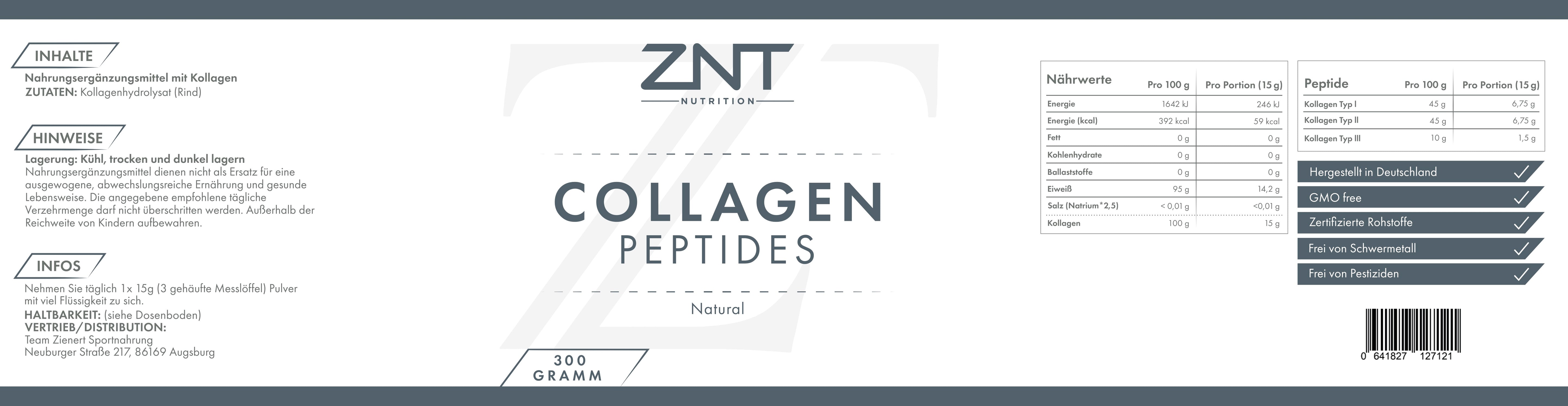 Collagen Peptides - ZNT Nutrition