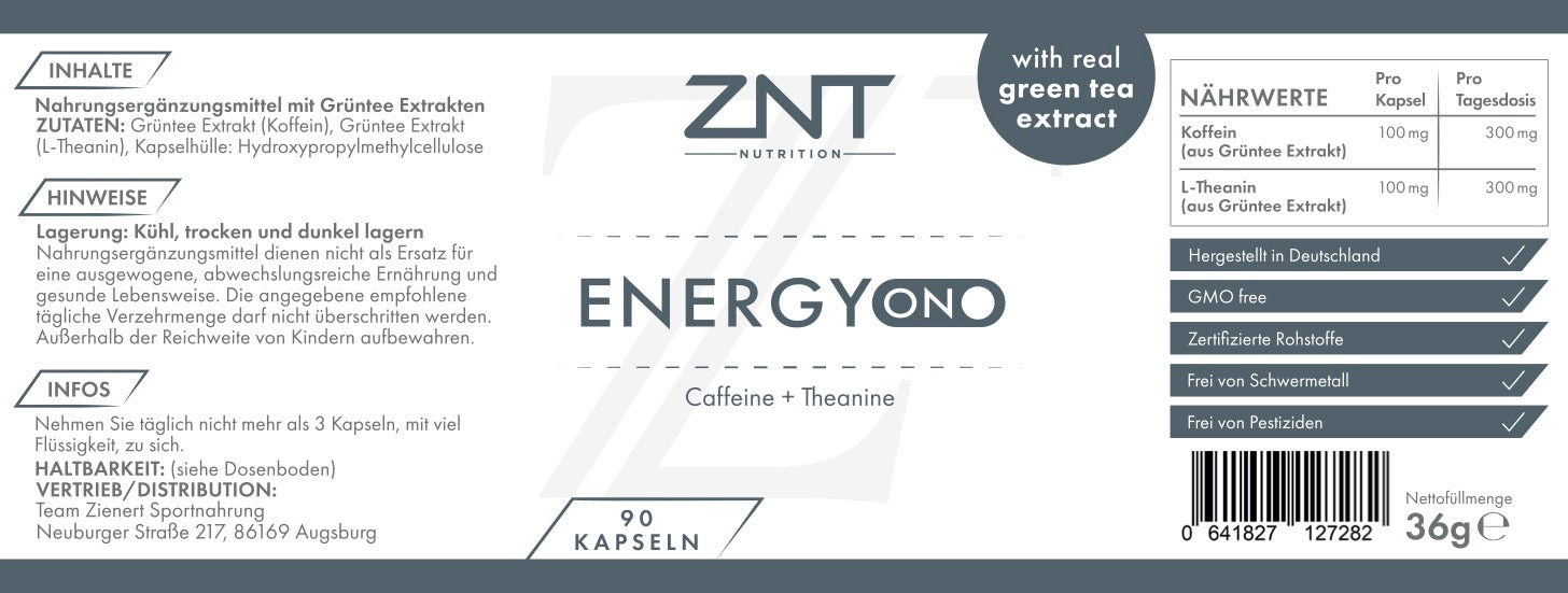 Energy ON - ZNT Nutrition