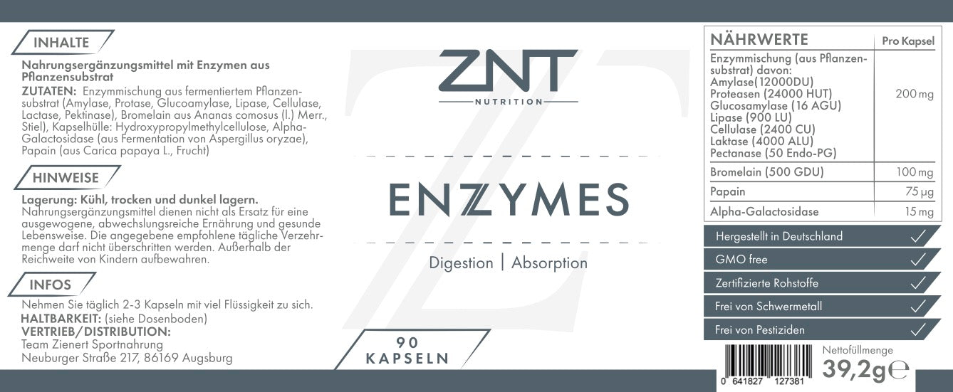 Enzymes - ZNT Nutrition