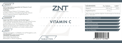 Vitamin C - ZNT Nutrition