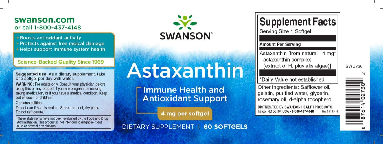 Astaxanthin - Swanson